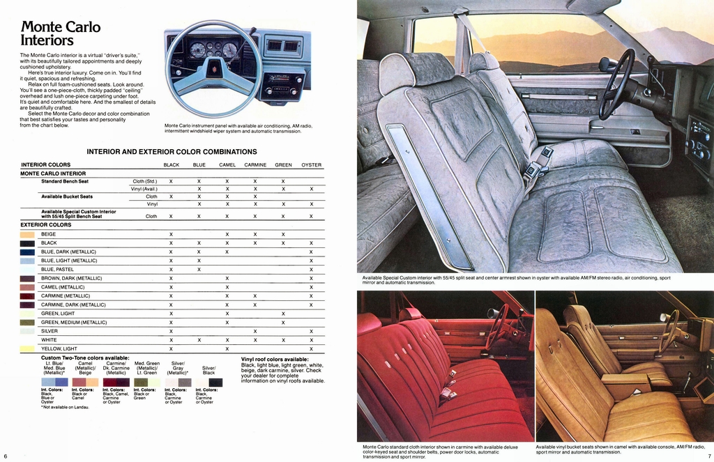 1979 Chevrolet Monte Carlo Brochure Page 2